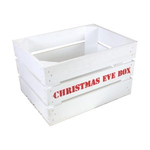 White Christmas Eve Box Crate 300x370x250 front