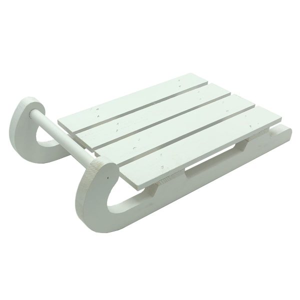 White Painted Christmas Sled 400x205x110