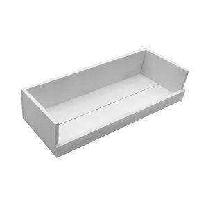 White Painted Drop Front Tray 375x145x80
