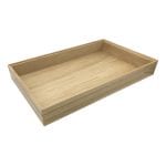 B1/1 Ribbed Natural Oak Trolley Stacker Box 636x398x80