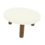 Burleigh Cream Topped Oak Milking Stool 290Dx140