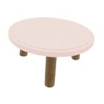 Cherington Pink Topped Oak Milking Stool 290Dx140