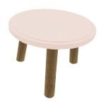 Cherington Pink Topped Oak Milking Stool 290Dx210