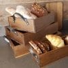 Industrial 80mm Trays with bread