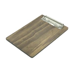 Rustic Brown Pine Veneered Bill Presenter 205x197x6