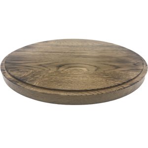 Scorched Oak Cake Board 305Dx18 angled