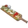 Large Wine Bottle Paddle with Cheese