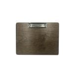 A5 Landscape Rustic Brown Ply clipboard with clip 175x230x6