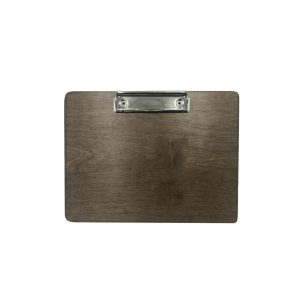 A5 Landscape Rustic Brown Ply clipboard with clip 175x230x6