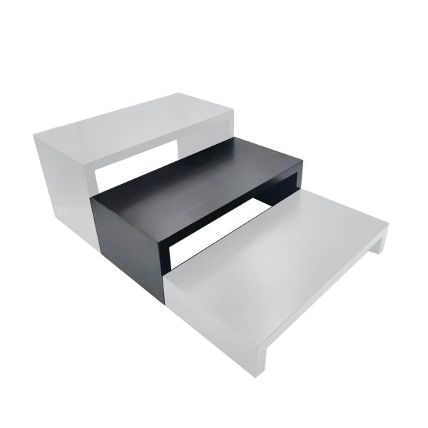 Black Painted Square Pine Riser 350x180x120 in set Black Painted Square Pine Riser 350x180x120 in set