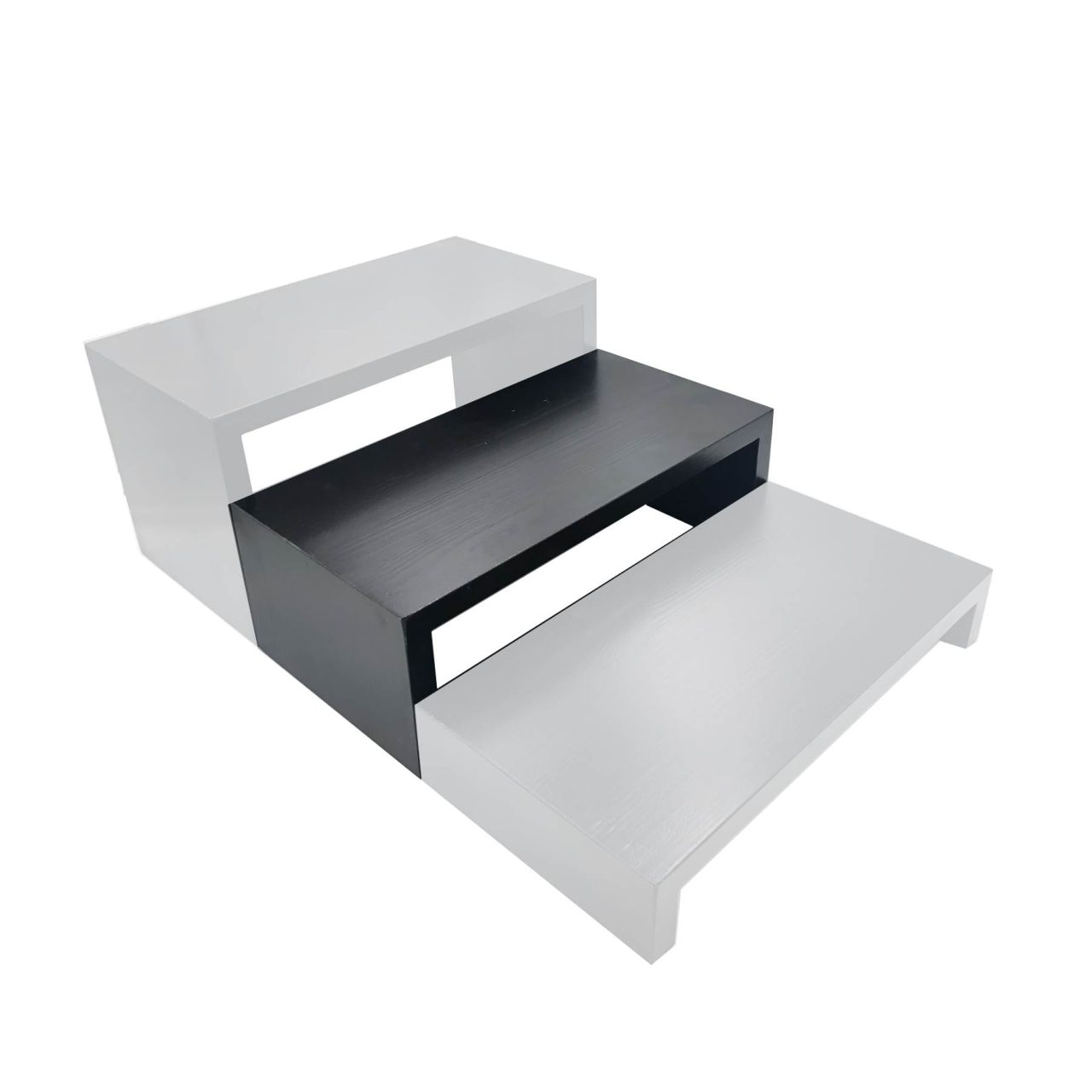 Bridge Riser Block Black Pine Square Bridge Riser 350x180x120 | Ligneus UK