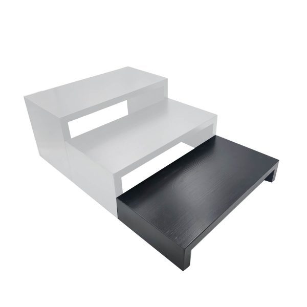 Black Painted Square Pine Riser 350x180x60 in set Black Painted Square Pine Riser 350x180x60 in set