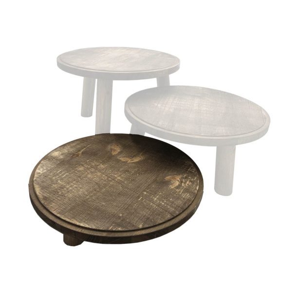Rustic Painswick Milking Stool 305Dx70 in set Rustic Painswick Milking Stool 305Dx70 in set