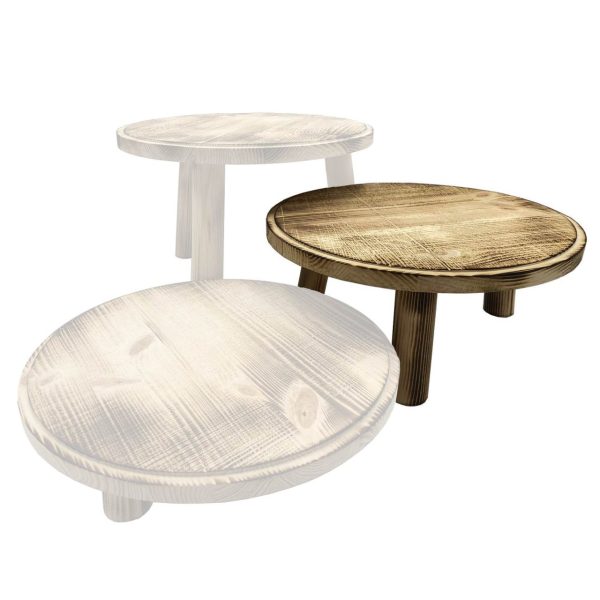 Scorched Painswick Milking Stool 305Dx140 in set Scorched Painswick Milking Stool 305Dx140 in set