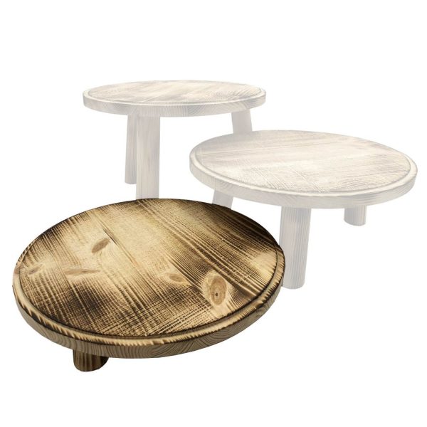 Scorched Painswick Milking Stool 305Dx70 in set Scorched Painswick Milking Stool 305Dx70 in set
