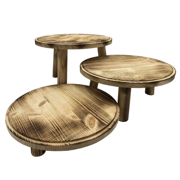 Scorched Painswick Milking Stool Set Scorched Painswick Milking Stool Set