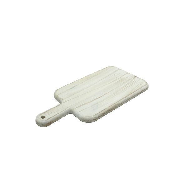 White Distressed Painted Pine Paddle Board 375x175x18 angle White Distressed Painted Pine Paddle Board 375x175x18 angle