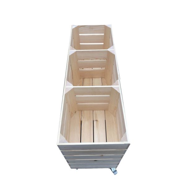 Natural Rustic 3 Bin Impulse Merchandise Paddock Display Stand 900x300x600 top view Natural Rustic 3 Bin Impulse Merchandise Paddock Display Stand 900x300x600 top view