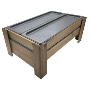 Rustic Brown Rustic Gastronorm chiller display unit 556x352x220 with all gastronorms