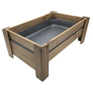 Rustic Brown Rustic Gastronorm chiller display unit 556x352x220 with lower gastronorm