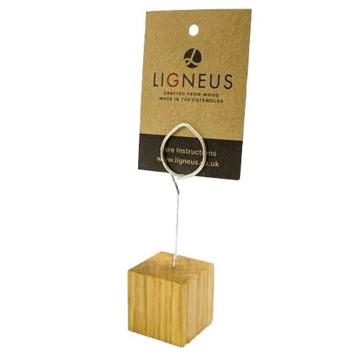 oak cube ticket holder with coiled ring 30x30x30 oak cube ticket holder with coiled ring 30x30x30