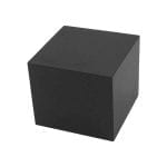 Black Painted Pine Block Riser 140x140x120