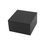 Black Painted Pine Block Riser 140x140x80