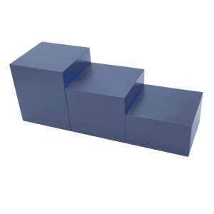 Kingscote Blue Painted Pine Block Riser Set