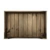 Rustic Brown Rustic Curved Drop Front Tray 530x343x70 plan view