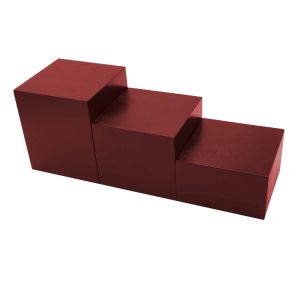 Sherston Claret Painted Pine Block Riser Set