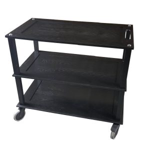 Burford Long Black Oak Hospitality Trolley 1010x558x855