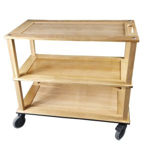 Burford Long Natural Oak Hospitality Trolley 1010x558x855