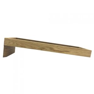 Cake & Sandwich Tilted Oak Riser 490x151x107 side view