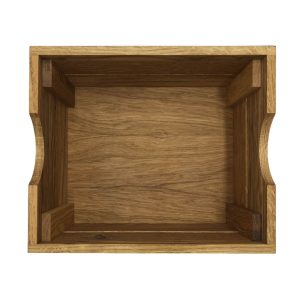 GN1/2 Gastronorm Oak Crate 353x293x175 top view