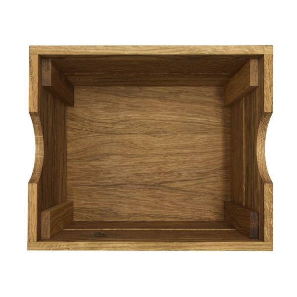 GN1/2 Gastronorm Oak Crate 353x293x175 top view GN1/2 Gastronorm Oak Crate 353x293x175 top view