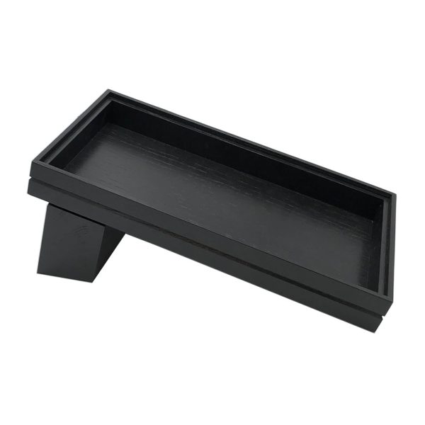 Black Oak 16 degree angled Plinth 212x70x107 with Oak box angled Black Oak 16 degree angled Plinth 212x70x107 with Oak box angled