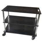 Bourton Long Black Oak Hospitality Trolley 1010x558x855