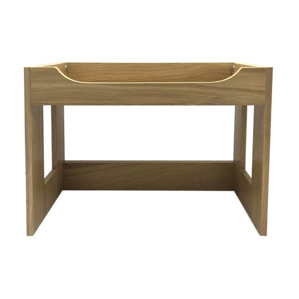 Oak Beverage Display Stand 443x234x320 front view Oak Beverage Display Stand 443x234x320 front view