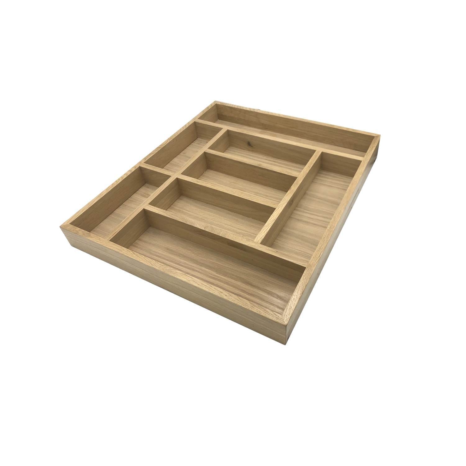 Handmade Oak 8 Compartment Cutlery Drawer Insert 470x550x55