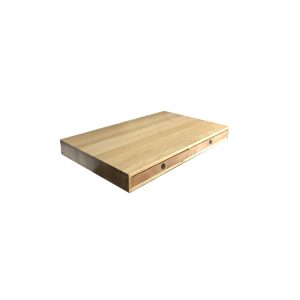 Oak double chopping board unit 683x412x68 Boards closed