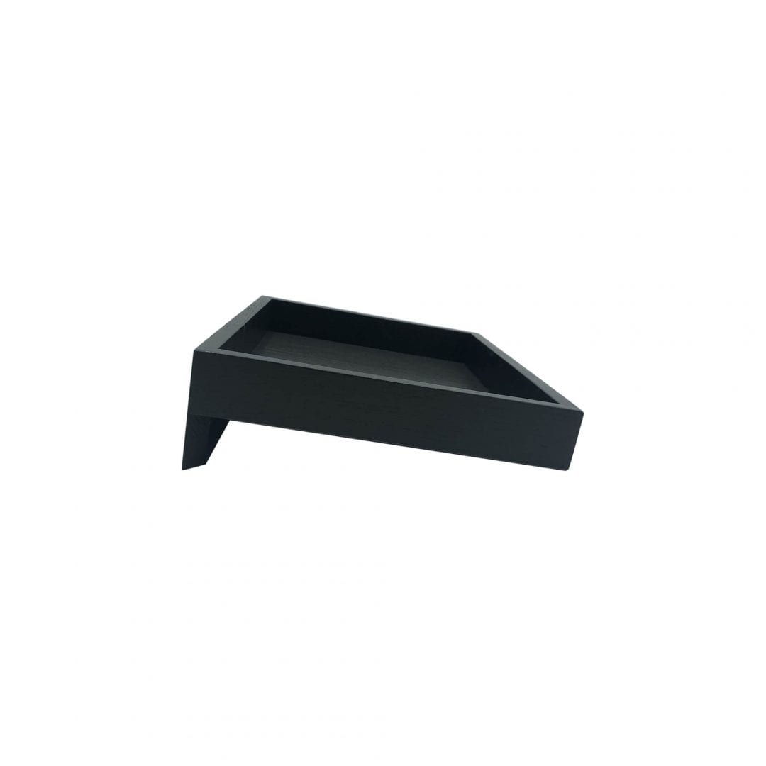 Black Oak Cake & Sandwich Tilted Riser 250x150x75 | Ligneus UK