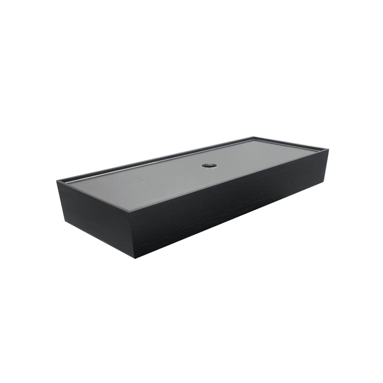 Plain Natural Oak Stacker Box Riser with Clear Acrylic Lid 450x360x60