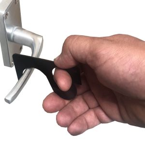 Niltouch Black Contactless Door Opener and keypad tool 90x55x3 used as door opener