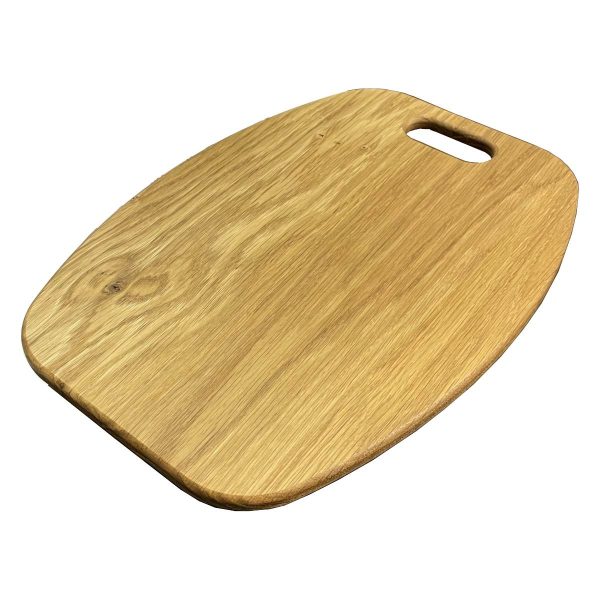 Curved Oak Board with Handle 365x266x12