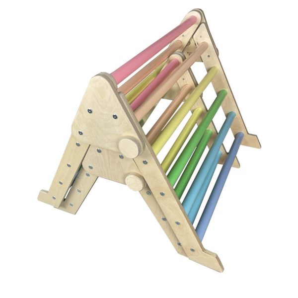 V2.0 Ligneus Pikler Triangles Pastel Rainbow nested Ligneus Pikler Triangles Pastel Rainbow nested