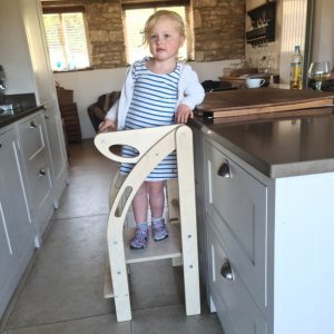 Thea on the Foldable kitchen helper