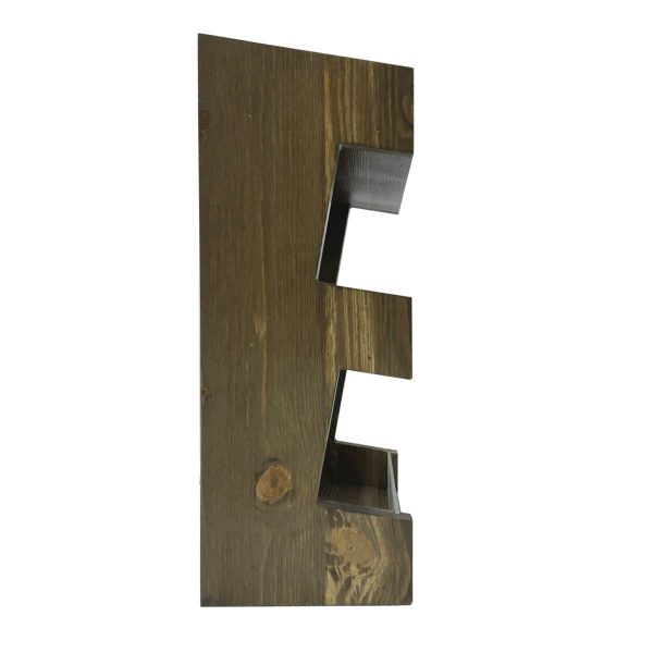 Customised Rustic Brown Pine 3 Tier vertical Display Stand 278x150x400 side view Customised Rustic Brown Pine 3 Tier vertical Display Stand 278x150x400 side view