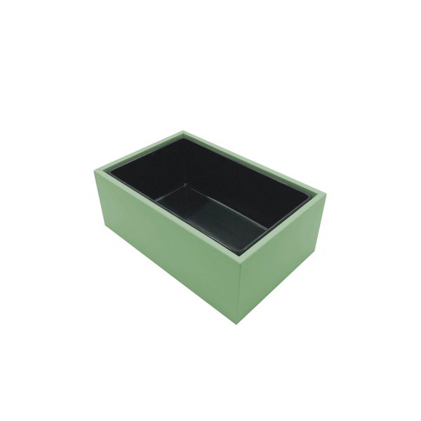 Tetbury Green painted ply single crock housing with crock