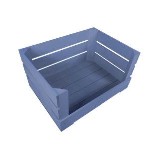 Drop Front Kingscote Blue Crate 500x370x250