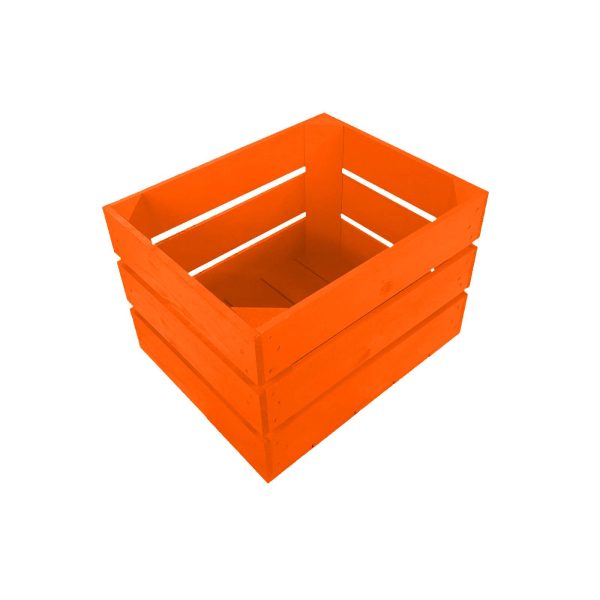 Orange painted crate 300x370x250